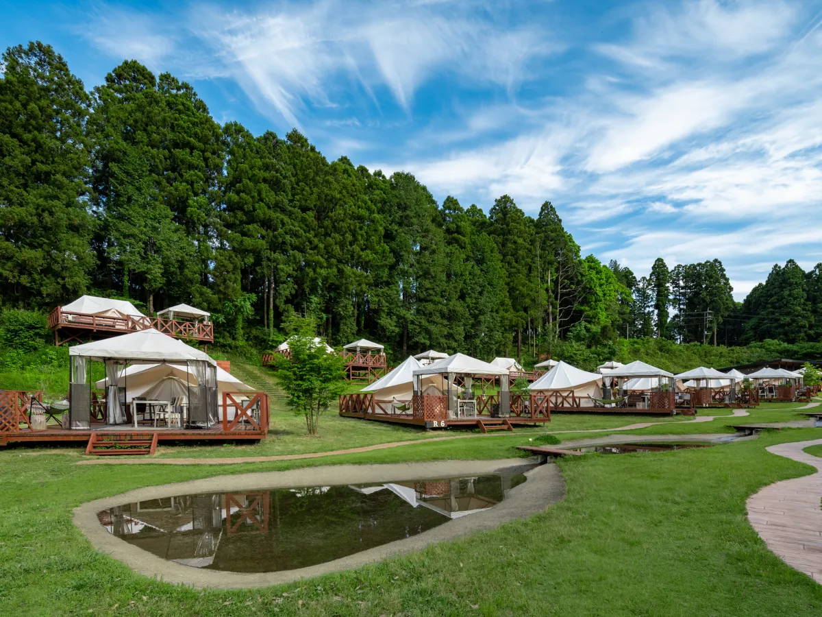 東日本最大級のグランピング