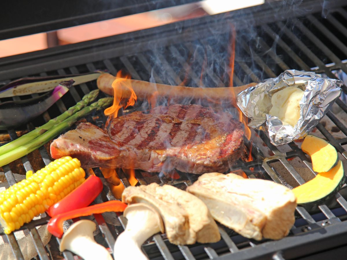 マザー牧場　GLAMPING THE FARM　のBBQ