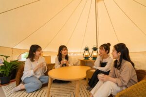 グランピングなら、男性いらず！？